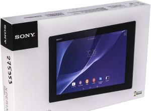 Sony Xperia Z2 Tablet: κριτικές, τεχνικές προδιαγραφές